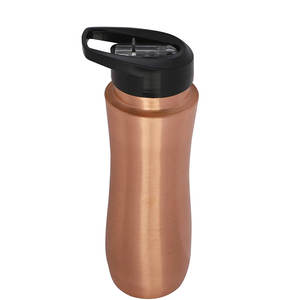 Latest Arrival 100 % Copper <b>Bottle</b> <b>Metal</b> Copper <b>Bottle</b> Elegant Look Copper <b>Water</b> <b>Bottle</b> For Kids with Plastic Lid Handmade 2025 - Product Image 5