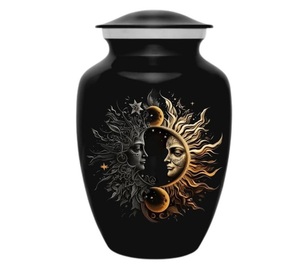 Memorial Urn <b>for</b> Human <b>Ashes</b> Decorative Urn Personalized Funeral Urn <b>for</b> Male and Female Available in Size 6&10 Inch - Product Image 3