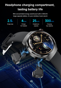 Produits les plus vendus 2025 DK56 Montres intelligentes avec écouteurs Bluetooth TWS, Wifi, NFC, rappel intelligent pour homme et femme, santé - Product Image 2