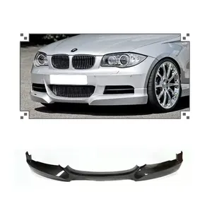 פגוש קדמי פחמן ספוילר שפתיים עבור BMW 1 סדרה E82 135i קופה M ספורט 08-13 עם תעודת חומר TUV לקונים באיחוד האירופי