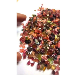 พลอยทัวร์มาลีนธรรมชาติ 680 ชิ้น ขนาด 6 มม. 12 มม. สีชมพูเขียว น้ำหนัก 785 กะรัต ขายส่งคุณภาพสูงจากแอฟริกา ราคา 79 ดอลลาร์สหรัฐ - Product Image 4