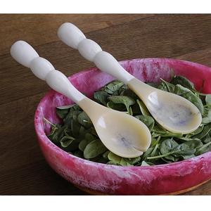 Servidor de ensalada de resina de lujo, herramientas de ensalada Aqua Swirl con estilo distintivo para el hogar, Hotel, restaurante y uso en fiestas, cucharas de burbujas de resina - Product Image 1