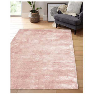 Alfombra Peluda Súper Suave Rosa Brillante ODS33, Conjunto de Suavidad y Estilo Intrigantes - Product Image 4
