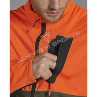 Veste de chasse en laine pour homme hautement recommandée, tissu softshell 100% polyester respirant, hiver, couleur unie, personnalisable