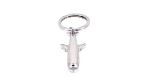 Porte-clés en métal d'avion de taille personnalisée de qualité supérieure pour l'exportation de sacs et de voitures depuis l'Inde pour une utilisation dans le monde entier - Product Image 2