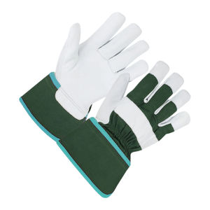 Gants de sécurité à double paume en cuir fendu de mouton à usage intensif OEM Caractéristiques ignifuges anti-coupure pour l'hiver uni - Product Image 5