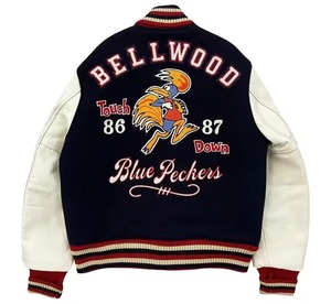 Diseño de bordado personalizado American College Letterman Chaquetas American College Logos Chaquetas de béisbol - Product Image 2