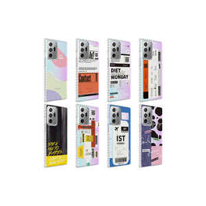 Coque de téléphone en silicone élégante et fine, compatible avec Samsung Galaxy Note 20 Ultra 5G, motif coloré, électroplaqué - Product Image 2