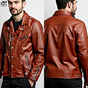 Chaqueta de Cuero Personalizada de Alta Calidad Más Popular, Hecha en Pakistán, Chaquetas de Cuero de Primera Calidad para Hombre - Product Image 2