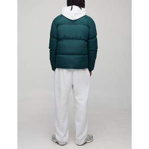Veste matelassée à bulles pour hommes manteau d'hiver chaud matelassé vêtements d'extérieur isolés à capuche veste légère à la mode - Product Image 2