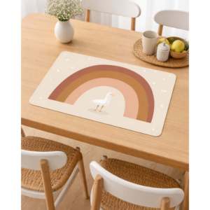 Children's 2-Piece <b>Educational</b> <b>Toy</b> Seagull with Rainbow Placemat Set - Product Image 3