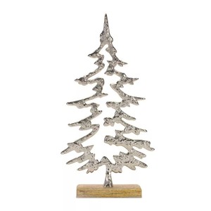 Hot Selling Metal <b>Tree</b> With Wood Base For <b>Christmas</b> Home Decoration with Best Price From India - Product Image 3