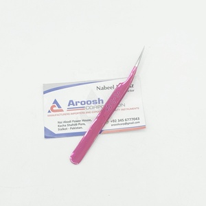 Pinzas de estrellas de aislamiento púrpura de alta calidad para extensiones de pestañas al por mayor de acero inoxidable sostenible y elegante - Product Image 4