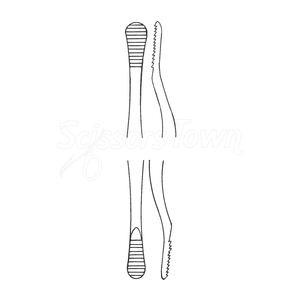 Lima para huesos de doble extremo, 7 pulgadas, 5mm y 6mm, instrumento quirúrgico ortopédico de acero inoxidable dentado recto Para limado de huesos - Product Image 6