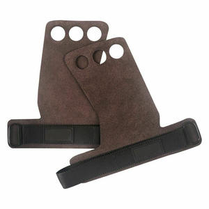 Custom <b>Gymnastics</b> & Weight Lifting Hand Grips Synthetic Leather with Wrist Support for Palm Protection - Product Image 4