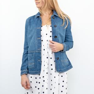 Bangladesh Denim coton respirant Spandex femmes à manches longues sale lavé OEM veste décontractée personnalisable - Product Image 6