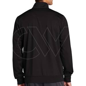 Blouson aviateur en toile à fermeture éclair complète pour hommes OEM Custom 2024 Style décontracté avec col montant pour l'hiver-Tarif de gros - Product Image 2