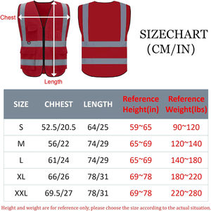 เสื้อชูชีพผ้าโพลีเอสเตอร์ปรับได้เสื้อกั๊กสะท้อนแสงเพื่อความปลอดภัยในการทำงานมองเห็นได้ชัดเจนมีโลโก้ออกแบบได้ตามต้องการ - Product Image 4