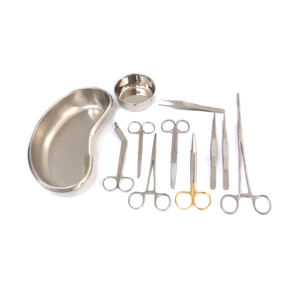 Debonairii High Quality Stainless Steel Dressing Set Plastic <b>Basis</b> <b>Surgical</b> <b>Instruments</b> Forceps for Medical Surgery - Product Image 1