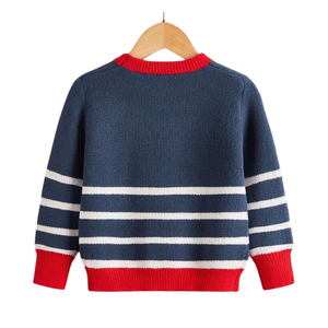 Suéteres de Punto Ecológicos Anti-Pilling a Precio de Fábrica, Fabricante OEM, Suéter de Algodón para Niños, Cálido y Suave para el Invierno - Product Image 5