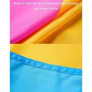 Drapeau de la fierté pansexuelle USA TOP FLAGSINC, lot de 10, 3x5 pieds - Drapeaux LGBTQ omnisexe aux couleurs vives, résistants à la décoloration, double couture - Product Image 1