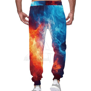 Pantalon décontracté pour homme en gros, automne-hiver, coupe droite, sublimation, qualité lavée premium, confortable, professionnel, 100% - Product Image 3