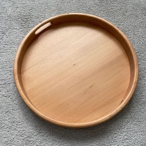 Craft Valley Durable Wooden Irregular Trays Customizable Color Logo for Serving Refreshments Home Restaurant <b>Office</b> <b>Settings</b> - Product Image 3