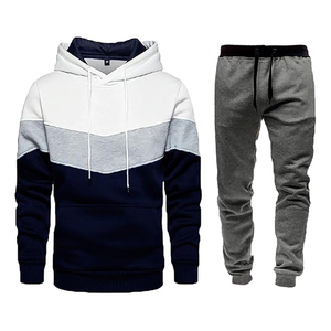 Conjunto Deportivo Informal para Hombre con Capucha, Cierre Completo y Cintura Elástica - Product Image 6