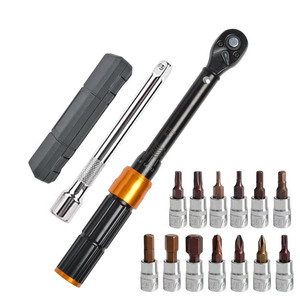 Bộ 13 mảnh điều chỉnh được 5-25Nm có thể điều chỉnh độ chính xác cao mô-men xoắn <span class=keywords><strong>1</strong></span>/<span class=keywords><strong>4</strong></span> mô-men xoắn sửa chữa xe đạp - Product Image 2