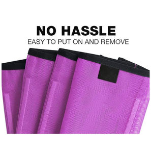 Bottes de mouche en maille de haute qualité pour cheval Maille en plastique Produit équestre respirant Maille de mouche de cheval - Product Image 4