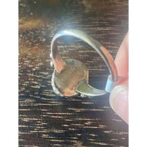Freda Martnez - Ópalo Azul en Plata de Ley, Gema Geométrica, Corte Princesa Ovalado, Talla 9, para Uso Diario, Regalo, Certificado IGI - Product Image 5