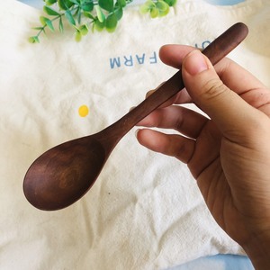 Artisanat Longan Cuillère En Bois Ustensiles De Cuisine Idéal Pour Servir La Soupe, Dessert Vaisselle Ustensile Pas Cher Prix Usine - Product Image 3