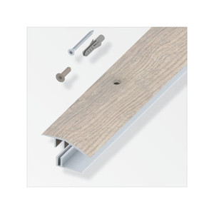 Terminale à glissière pour parquet en chêne/gris 100 cm - Product Image 1