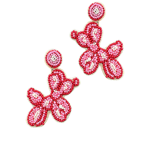 Pendientes Colgantes de Cuentas Hechos a Mano de Moda, Joyería Personalizada, Regalo de San Valentín, Colección Festiva para Enamorados - Product Image 1