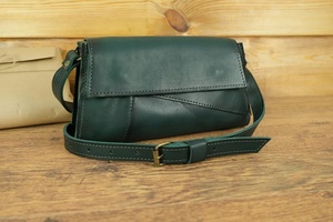 Bolso de hombro cruzado de cuero genuino para mujer, informal, de moda, multifuncional, de alta calidad - Product Image 5