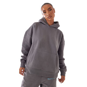 Pull-over surdimensionné 100% coton pour hommes, sweat-shirt d'hiver taille XS à capuche, broderie en relief 3D, tissu polaire à motif bouffant - Product Image 5