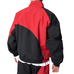Conjunto de dos piezas de cuerpo entero para mujer con logotipo personalizado OEM, chándal cortavientos impermeable transpirable, nuevo estilo cortavientos de bloque de color - Product Image 3