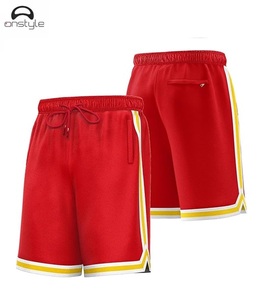 Shorts décontractés pour hommes de haute qualité tissé Polyester maille toile solide motif respirant cordon fermeture OEM écologique - Product Image 1