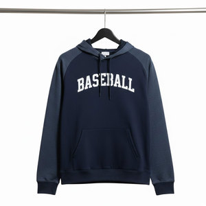 Athletic Inspired Baseball Hoodie Soft <b>Pullover</b> For <b>Men</b> with Comfortable Fit And Daily Wear Style - Product Image 3