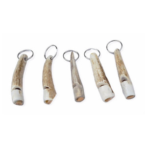 Corne d'attention en bois de cerf pour sifflet de chien Nouvelle arrivée Sifflet en corne de chien de cerf attrayant avec porte-clés à vendre - Product Image 5