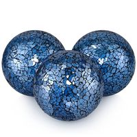Vente en gros de boules de mosaïque de haute qualité, écologiques, faites à la main, design Art Déco, logo personnalisé pour une utilisation multi-occasions, jardins, maisons