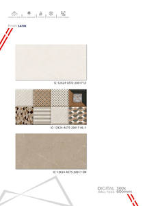 Azulejos de cerámica para pared de 300x600 mm, más vendidos, para baño y cocina, con acabado brillante, mate, efecto azúcar tallado, solución para paredes interiores. - Product Image 5