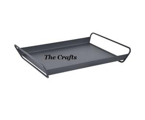 ชุดถาดเสิร์ฟผลไม้อาหารทรงกลมมีสองสีแตกต่างกันถาดเสิร์ฟบนโต๊ะอาหารพร้อมที่จับหนัง - Product Image 2