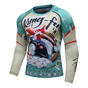 เสื้อรัดรูปพิมพ์ลายดิจิทัลสำหรับผู้ชาย, เสื้อผ้ากีฬาแห้งเร็วเสื้อยืดแขนสั้น Marvel - Product Image 2