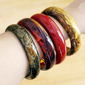 Bracelets et joncs en résine pour femmes, nouvelle collection, bijoux de style ange pour les fêtes et les mariages, haute qualité - Product Image 3