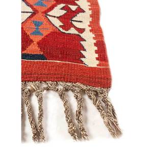 Tapices de Lana Planos Azules Nayaab Paem-987, Alfombras de Lana Azules Elegantes y con Estilo - Product Image 4