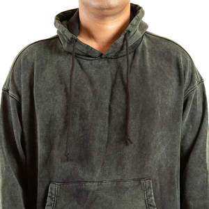 Conjuntos Deportivos de Estilo Vintage al por Mayor, Sudaderas con Lavado Ácido, Chándales con Logotipo Personalizado, Conjuntos Deportivos de Invierno para Hombre - Product Image 6