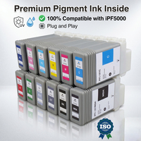 Cartucho de Tinta de Pigmento Compatible con Enlite PFI-101 de 130 ml para Plotter Canon ImagePROGRAF IPF5000 IPF5100 IPF6000S IPF6100 IPF6200