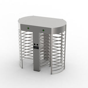 Acier inoxydable imperméable de haute sécurité de HCW de plein de taille de porte tournante biométrique personnalisable de tourniquet - Product Image 3