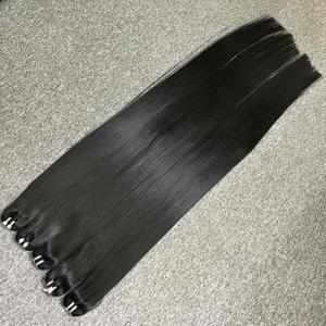 Producto de alta calidad, cabello de trama, hueso negro, paquete de cabello virgen recto, cabello crudo, un donante para mujeres - Product Image 2